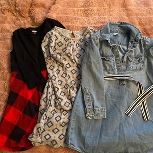 Girls long sleeve size 5 dresses